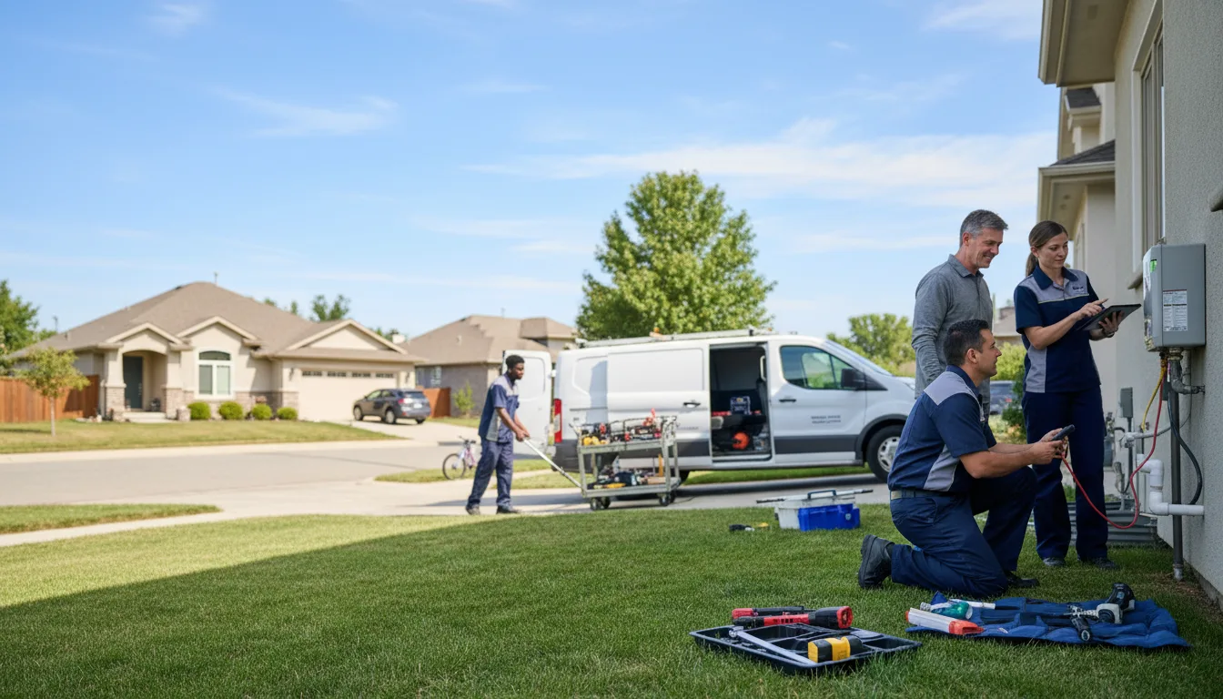 Tankless water heater service in Cotton, MN